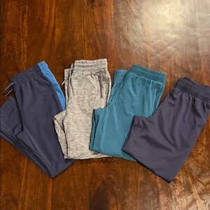 All in Motion Kids' Navy, Gray, and Teal Joggers